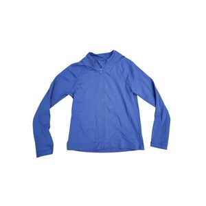 Hanna Andersson Kids Blue Long Sleeve Full Zip nylon jacket lightweight 5